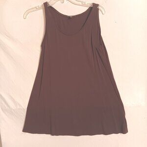 Eileen Fisher Sleeveless Silk Brown Size X-small